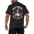 Silly Goose Spooky Teacher Club Halloween Witch Ghost Men's Back Print T-Shirt, trending gift