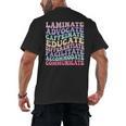 Sped Caffeinate Advocate Laminate Educate Teacher Men's Back Print T-Shirt, trending gift Sped Caffeinate Advocate Laminate Educate Teacher Men's Back Print T-Shirt, trending gift