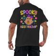 Spooky ESOL Teacher Halloween ESOL Teaching Coquette Men's Back Print T-Shirt, trending gift Spooky ESOL Teacher Halloween ESOL Teaching Coquette Men's Back Print T-Shirt, trending gift