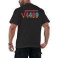 Square Root 4489 Slang Math Teacher Six Seven 6 7 Meme 67 Men's Back Print T-Shirt, trending gift Square Root 4489 Slang Math Teacher Six Seven 6 7 Meme 67 Men's Back Print T-Shirt, trending gift