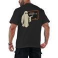 Square Root 67 Ghost Math Teacher 4489 Meme Halloween Men's Back Print T-Shirt, trending gift