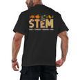 STEM Teacher Thanksgiving Grateful Educator Science Class Men's Back Print T-Shirt, trending gift STEM Teacher Thanksgiving Grateful Educator Science Class Men's Back Print T-Shirt, trending gift