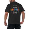 Student Support Team Counselor Social Worker Teacher Crew Men's Back Print T-Shirt, trending gift