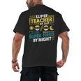 Super Teacher By Day Super Tired By Night Superheroes School Men's Back Print T-Shirt, trending gift Super Teacher By Day Super Tired By Night Superheroes School Men's Back Print T-Shirt, trending gift