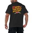 Super Teacher's Assistant Educational Superhero Men's Back Print T-Shirt, trending gift Super Teacher's Assistant Educational Superhero Men's Back Print T-Shirt, trending gift