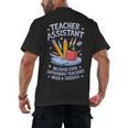 Superhero Sidekick Teaching Teach School Teacher Assistant Men's Back Print T-Shirt, trending gift Superhero Sidekick Teaching Teach School Teacher Assistant Men's Back Print T-Shirt, trending gift