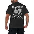 I Survived 67 Days Of School Teachers Students Men's Back Print T-Shirt, trending gift