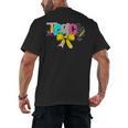 Teach Coquette Bow Teacher Back To School Happy First Day Men's Back Print T-Shirt, trending gift