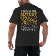 I Teach The Cutest Bees In The Beehive Teacher Men's Back Print T-Shirt, trending gift I Teach The Cutest Bees In The Beehive Teacher Men's Back Print T-Shirt, trending gift