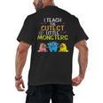 I Teach Cutest Little Monsters Halloween Teacher Men Women Men's Back Print T-Shirt, trending gift I Teach Cutest Little Monsters Halloween Teacher Men Women Men's Back Print T-Shirt, trending gift