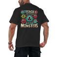 I Teach The Cutest Little Monsters Teacher Halloween Outfit Men's Back Print T-Shirt, trending gift