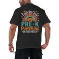 I Teach The Cutest Pre-K Pumpkin Teacher Student Halloween Men's Back Print T-Shirt, trending gift I Teach The Cutest Pre-K Pumpkin Teacher Student Halloween Men's Back Print T-Shirt, trending gift