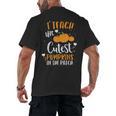 I Teach The Cutest Pumpkins In The Patch Teacher School For Men Women Kids Men's Back Print T-Shirt, trending gift I Teach The Cutest Pumpkins In The Patch Teacher School For Men Women Kids Men's Back Print T-Shirt, trending gift
