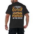 I Teach The Cutest Pumpkins Shirt Teachers Halloween Men's Back Print T-Shirt, trending gift I Teach The Cutest Pumpkins Shirt Teachers Halloween Men's Back Print T-Shirt, trending gift