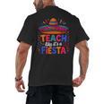 Teach Like It'S A Fiesta Teachers Sombrero Cinco De Mayo Men's Back Print T-Shirt, trending gift Teach Like It'S A Fiesta Teachers Sombrero Cinco De Mayo Men's Back Print T-Shirt, trending gift
