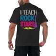 I Teach Rockstars Tee Orchestra Music Teacher Back To School Men's Back Print T-Shirt, trending gift