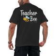 Teacher Bee Bumblebee Back To School Men's Back Print T-Shirt, trending gift Teacher Bee Bumblebee Back To School Men's Back Print T-Shirt, trending gift