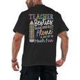 Teacher Besties Because Going Crazy Alone Is Not As Much Fun Men's Back Print T-Shirt, trending gift