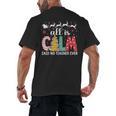 Teacher All Calm Said No Teacher Christmas Pencil Tree Men's Back Print T-Shirt, trending gift Teacher All Calm Said No Teacher Christmas Pencil Tree Men's Back Print T-Shirt, trending gift