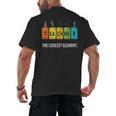 Teacher The Coolest Element Chemistry Periodic Table Science Men's Back Print T-Shirt, trending gift