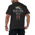 The Teacher Elf Shirt Matching Family Christmas Elf Men Women Kids Men's Back Print T-Shirt, trending gift The Teacher Elf Shirt Matching Family Christmas Elf Men Women Kids Men's Back Print T-Shirt, trending gift