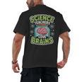Teacher Halloween Costume Science Teachers Love Brains Men's Back Print T-Shirt, trending gift Teacher Halloween Costume Science Teachers Love Brains Men's Back Print T-Shirt, trending gift