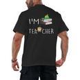 Teacher Puns I'm Tea-Cher Tea Lover Fun Teacher For Men Women Men's Back Print T-Shirt, trending gift