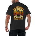 Teacher Shirts Halloween All Teachers Love Brains Men's Back Print T-Shirt, trending gift