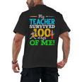 My Teacher Survived 100 Days Of Me Dab 100 Days Of School For Men Women Kids Men's Back Print T-Shirt, trending gift My Teacher Survived 100 Days Of Me Dab 100 Days Of School For Men Women Kids Men's Back Print T-Shirt, trending gift