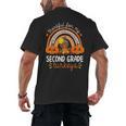 Teacher Thanksgiving Thankful For My Second Grade Turkeys Men's Back Print T-Shirt, trending gift Teacher Thanksgiving Thankful For My Second Grade Turkeys Men's Back Print T-Shirt, trending gift