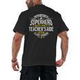 Teachers Aide Idea Professional Superhero Teachers Aides Men Women Men's Back Print T-Shirt, trending gift