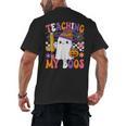 Teaching My Boos Ghost Teacher Cute Pencil Halloween Teacher Men's Back Print T-Shirt, trending gift Teaching My Boos Ghost Teacher Cute Pencil Halloween Teacher Men's Back Print T-Shirt, trending gift