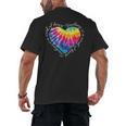Teaching Is a Work Of Heart Tie Dye Hippie For Teacher For Men Women Girls Kids Men's Back Print T-Shirt, trending gift Teaching Is a Work Of Heart Tie Dye Hippie For Teacher For Men Women Girls Kids Men's Back Print T-Shirt, trending gift