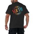 Team Sixth Grade Teacher Student Back To School 6th Grade Men's Back Print T-Shirt, trending gift Team Sixth Grade Teacher Student Back To School 6th Grade Men's Back Print T-Shirt, trending gift