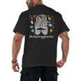 Technology Teacher Messy Bun Technology Teaching Men's Back Print T-Shirt, trending gift