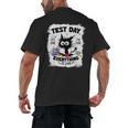 Test Day Stressed Cat Teacher Student Kids Testing Day Men's Back Print T-Shirt, trending gift Test Day Stressed Cat Teacher Student Kids Testing Day Men's Back Print T-Shirt, trending gift