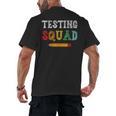 Testing Squad Costume Test Day Teacher Student School Men's Back Print T-Shirt, trending gift