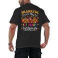 Thankful For My 1st Grade Turkeys Thanksgiving Teacher Fall Men's Back Print T-Shirt, trending gift