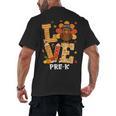 Thanksgiving Love Pre-K Teacher Turkey Autumn Fall For Men Women Girls Kids Men's Back Print T-Shirt, trending gift Thanksgiving Love Pre-K Teacher Turkey Autumn Fall For Men Women Girls Kids Men's Back Print T-Shirt, trending gift