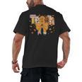 Thanksgiving Teacher Pencil Bow One Thankful Teacher Fall Men's Back Print T-Shirt, trending gift Thanksgiving Teacher Pencil Bow One Thankful Teacher Fall Men's Back Print T-Shirt, trending gift