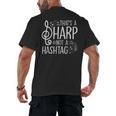 That's a Sharp Not a Hashtag Music Teacher Musicians Men's Back Print T-Shirt, trending gift That's a Sharp Not a Hashtag Music Teacher Musicians Men's Back Print T-Shirt, trending gift