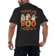 Toddler Boo Crew Halloween Costume For Teacher Kids Men's Back Print T-Shirt, trending gift