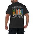 History Teacher I Read The Constitution For The Articles For Men Women Men's Back Print T-Shirt, trending gift