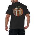 Vintage Book Pumpkin Autumn Fall Librarians Bookworm Teacher Men's Back Print T-Shirt, trending gift Vintage Book Pumpkin Autumn Fall Librarians Bookworm Teacher Men's Back Print T-Shirt, trending gift