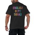 Vintage ENGLISH DEPT SQUAD Back To School Teacher Student Men's Back Print T-Shirt, trending gift Vintage ENGLISH DEPT SQUAD Back To School Teacher Student Men's Back Print T-Shirt, trending gift