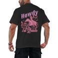 Vintage Howdy First Grade Cowgirl Teacher Western School Men's Back Print T-Shirt, trending gift Vintage Howdy First Grade Cowgirl Teacher Western School Men's Back Print T-Shirt, trending gift
