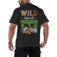Wild About Preschool Teacher Student Preschool Zoo Safari Men's Back Print T-Shirt, trending gift Wild About Preschool Teacher Student Preschool Zoo Safari Men's Back Print T-Shirt, trending gift
