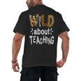 Wild About Teaching Teacher Student First Day Of School Men's Back Print T-Shirt, trending gift Wild About Teaching Teacher Student First Day Of School Men's Back Print T-Shirt, trending gift