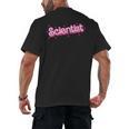 Women Retro Pink Scientist Science Teacher Back To School Men's Back Print T-Shirt, trending gift Women Retro Pink Scientist Science Teacher Back To School Men's Back Print T-Shirt, trending gift