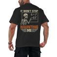 I Won't Stop Haunting Me Skeleton 6 7 Meme Teachers Men's Back Print T-Shirt, trending gift I Won't Stop Haunting Me Skeleton 6 7 Meme Teachers Men's Back Print T-Shirt, trending gift